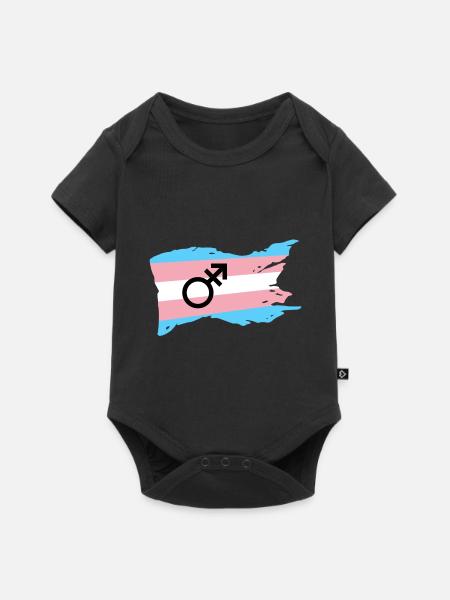 Transgender Transsexual Drag Queen Gift Gender - Baby Premium short-sleeve bodysuit - black