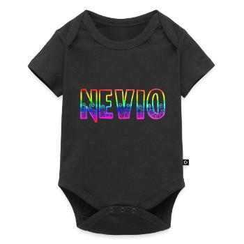 nevio rs arc-en-ciel - Body à manches courtes Premium Bébé - noir - Devant