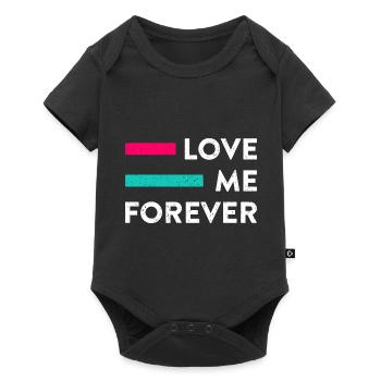 Love is beautiful! Valentine's Day 14 february - Baby Premium short-sleeve bodysuit - black - Front