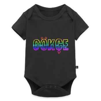 Gökçe RS Arc-en-ciel - Body à manches courtes Premium Bébé - noir - Devant