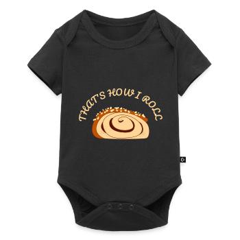 C'EST COMMENT JE ROULE - Funny Cinnamon Roll - Body à manches courtes Premium Bébé - noir - Devant