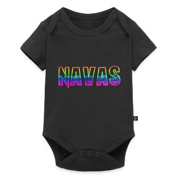 Navas RS Rainbow - Baby Premium short-sleeve bodysuit - black - Front