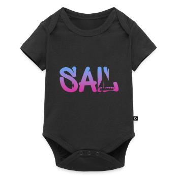 Sail Sailin Segeln Segler - Baby Premium Kurzarmbody - Schwarz - Vorne