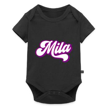 Mila | Colors changeable - Baby Premium short-sleeve bodysuit - black - Front