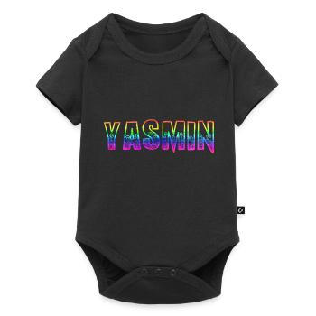 Yasmin RS Arc-en-ciel - Body à manches courtes Premium Bébé - noir - Devant