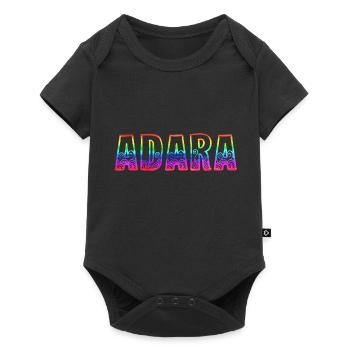 adara rs rainbow - Baby Premium short-sleeve bodysuit - black - Front