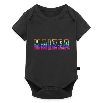 Haizea RS Arc-en-ciel - Body à manches courtes Premium Bébé - noir - Devant