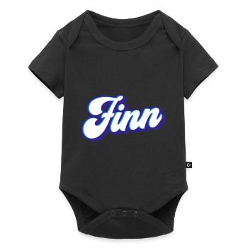 Finn | Couleurs changeantes - Body à manches courtes Premium Bébé - noir - Devant