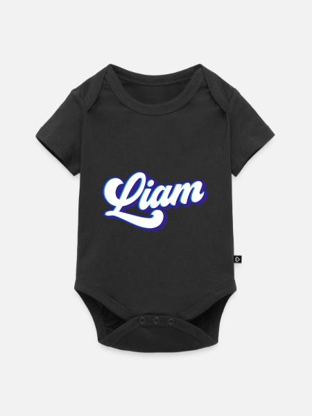 Liam | Couleurs changeantes - Body à manches courtes Premium Bébé - noir