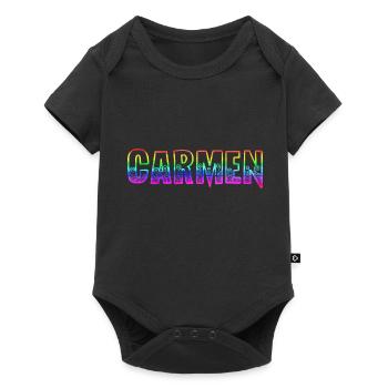 carmen rs rainbow - Baby Premium short-sleeve bodysuit - black - Front
