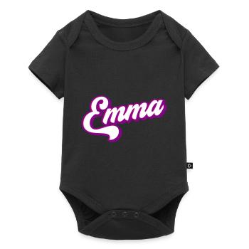 Emma | Colors changeable - Baby Premium short-sleeve bodysuit - black - Front