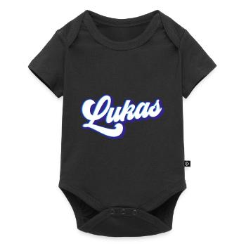 Luke | Colors changeable - Baby Premium short-sleeve bodysuit - black - Front