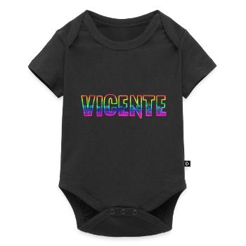 Vicente RS Rainbow - Baby Premium short-sleeve bodysuit - black - Front
