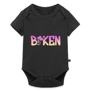 Biken - Baby Premium Kurzarmbody - Schwarz - Vorne