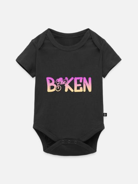 Biken - Baby Premium Kurzarmbody - Schwarz