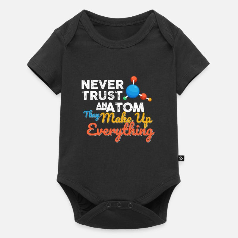 Science Chemistry Math Physics Nerd Atom - Baby Premium short-sleeve bodysuit - black