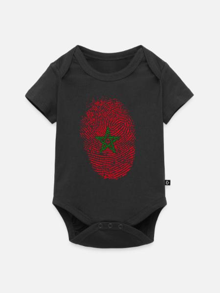 Morocco flag - Baby Premium short-sleeve bodysuit - black
