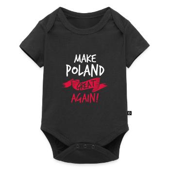 Make Poland Great Again colored - Baby Premium Kurzarmbody - Schwarz - Vorne
