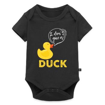 Duck nature ducks birds platypus gift idea - Baby Premium short-sleeve bodysuit - black - Front