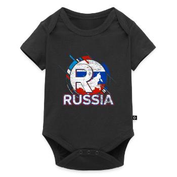 Russie - Body à manches courtes Premium Bébé - noir - Devant