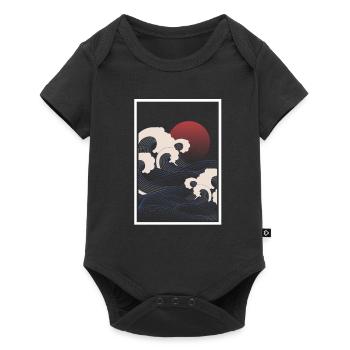 Japan - Baby Premium short-sleeve bodysuit - black - Front