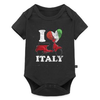 Italy - Baby Premium short-sleeve bodysuit - black - Front