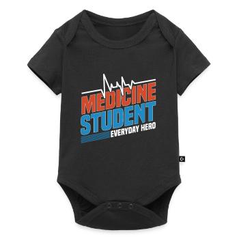 Médecin étudiant médecin cadeau médecin - Body à manches courtes Premium Bébé - noir - Devant