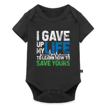 Nurse doctor medicine studying medical doctor - Baby Premium short-sleeve bodysuit - black - Front