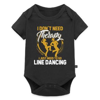 Line Dance - Body à manches courtes Premium Bébé - noir - Devant