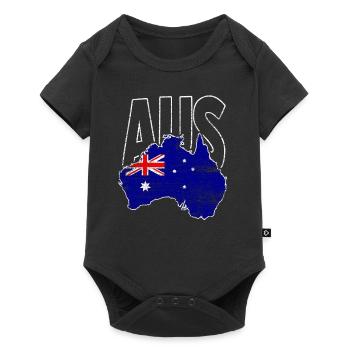 Australia flag - Baby Premium short-sleeve bodysuit - black - Front
