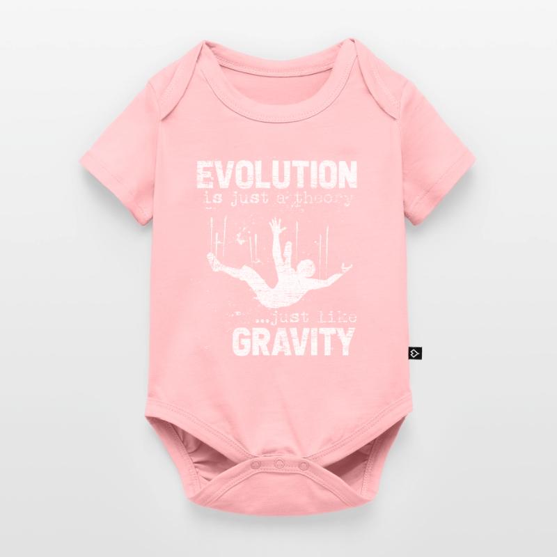 Evolution Darwin research science theory Baby Premium short-sleeve bodysuit