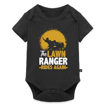 Gardener lawn mower - Baby Premium short-sleeve bodysuit - black - Front