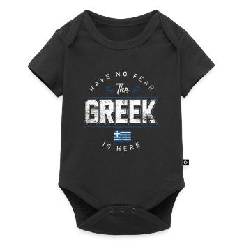 Grèce - Body à manches courtes Premium Bébé - noir - Devant