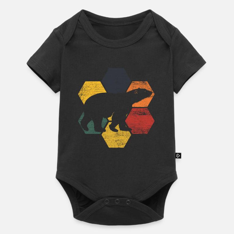 Eisbär - Baby Premium Kurzarmbody - Schwarz