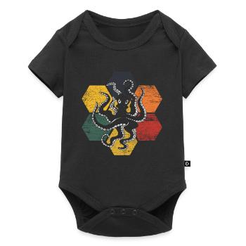 Squid Octopus Octopus Deep Sea Diver Animal - Baby Premium short-sleeve bodysuit - black - Front