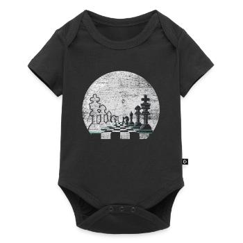 Chess Moon Gift Chessboard Checkmate Tactics - Baby Premium short-sleeve bodysuit - black - Front