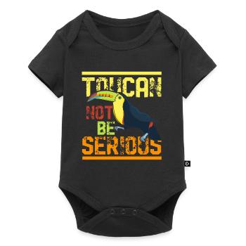 toucan - Baby Premium short-sleeve bodysuit - black - Front