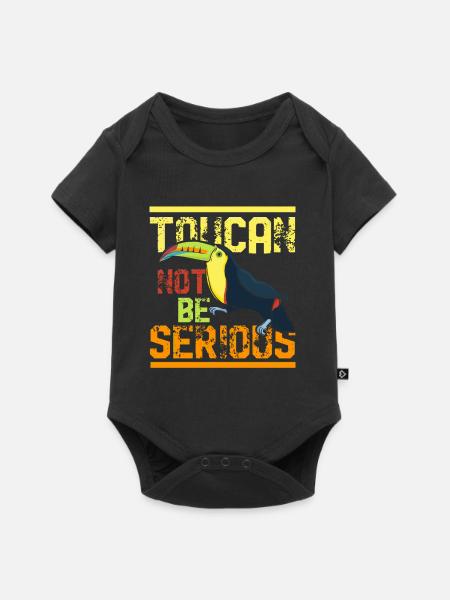 Tukan - Baby Premium Kurzarmbody - Schwarz