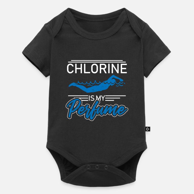 natation - Body à manches courtes Premium Bébé - noir