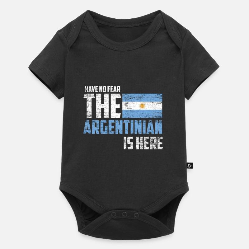 Argentin argentin - Body à manches courtes Premium Bébé - noir