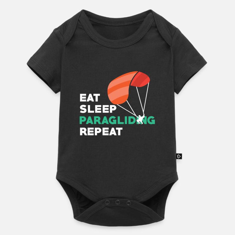 parapente - Body à manches courtes Premium Bébé - noir