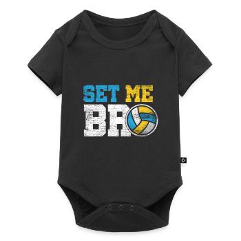 volley-ball - Body à manches courtes Premium Bébé - noir - Devant
