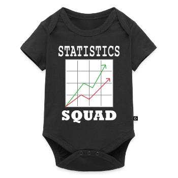 Statistics Analyst Data Manager Statistician - Baby Premium short-sleeve bodysuit - black - Front