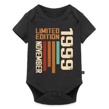 1999 November Birthday present. November 1999 - Baby Premium short-sleeve bodysuit - black - Front