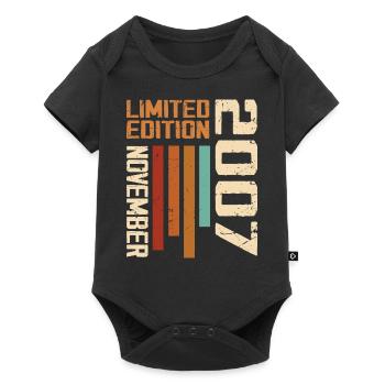 2007 November Birthday gift. November 2007 - Baby Premium short-sleeve bodysuit - black - Front