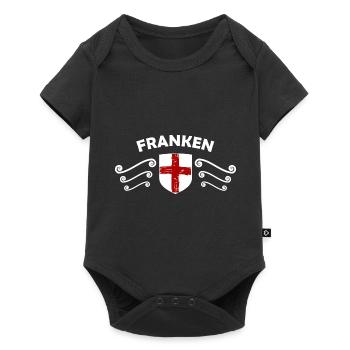 Die Franken - Baby Premium Kurzarmbody - Schwarz - Vorne