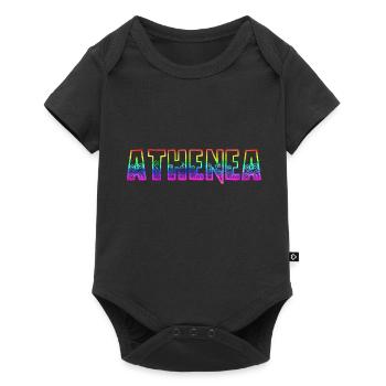 Athenea RS Arc-en-ciel - Body à manches courtes Premium Bébé - noir - Devant