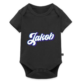 Jacob | Colors changeable - Baby Premium short-sleeve bodysuit - black - Front