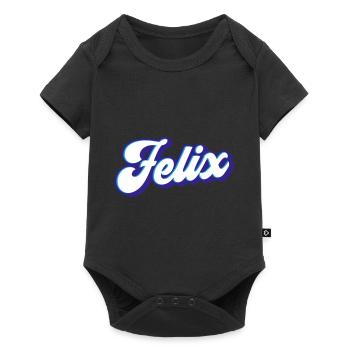 Félix | Couleurs changeantes - Body à manches courtes Premium Bébé - noir - Devant