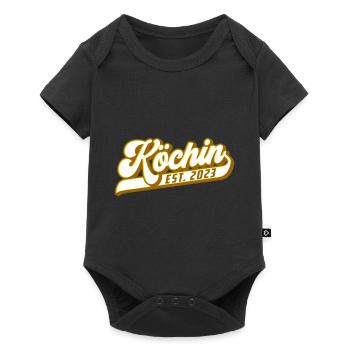 Stolze Köchin - Seit 2023 | Farben änderbar - Baby Premium Kurzarmbody - Schwarz - Vorne